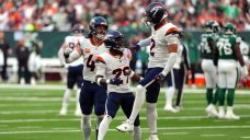 Broncos get nine sacks, beat winless Jets in ugly win in London