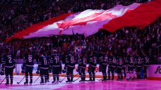 Blue Jays game showed on jumbotron at Scotiabank Arena after Maple Leafs’ win