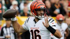 Bengals quarterback Joe Flacco questionable for game against Bears