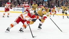 Flames fall to Golden Knights, Marner has first goals in Vegas