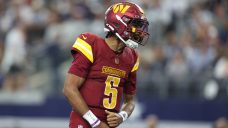 Commanders QB Jayden Daniels exits with hamstring injury vs. Cowboys