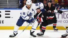 Maple Leafs’ Nylander exits late vs. Sabres, status for Saturday unclear