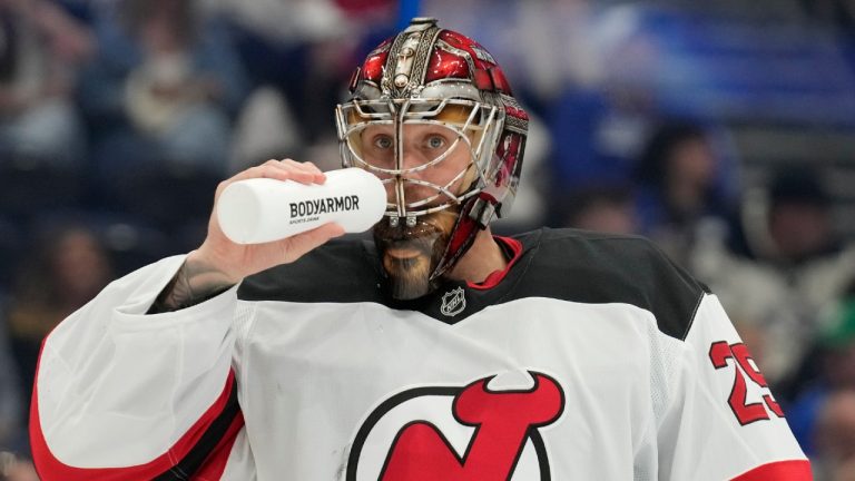 New Jersey Devils goaltender Jacob Markstrom. (Chris O'Meara/AP)