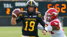 Tiger-Cats fail to lock down first place in CFL East after loss to Stampeders