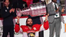 Fans chant ‘we want three’ at Panthers’ Stanley Cup banner-raising ceremony