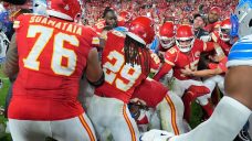 Mahomes propels Chiefs to win over Lions before fistfight breaks out