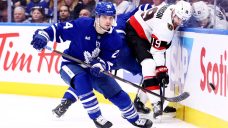 Battle for Maple Leafs jobs narrows with Laughton injury, Kampf waivers