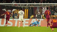 Roma misses penalty three times and loses to Lille in Europa League