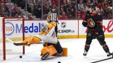 Saros makes 31 saves as Predators spoil Senators’ home opener