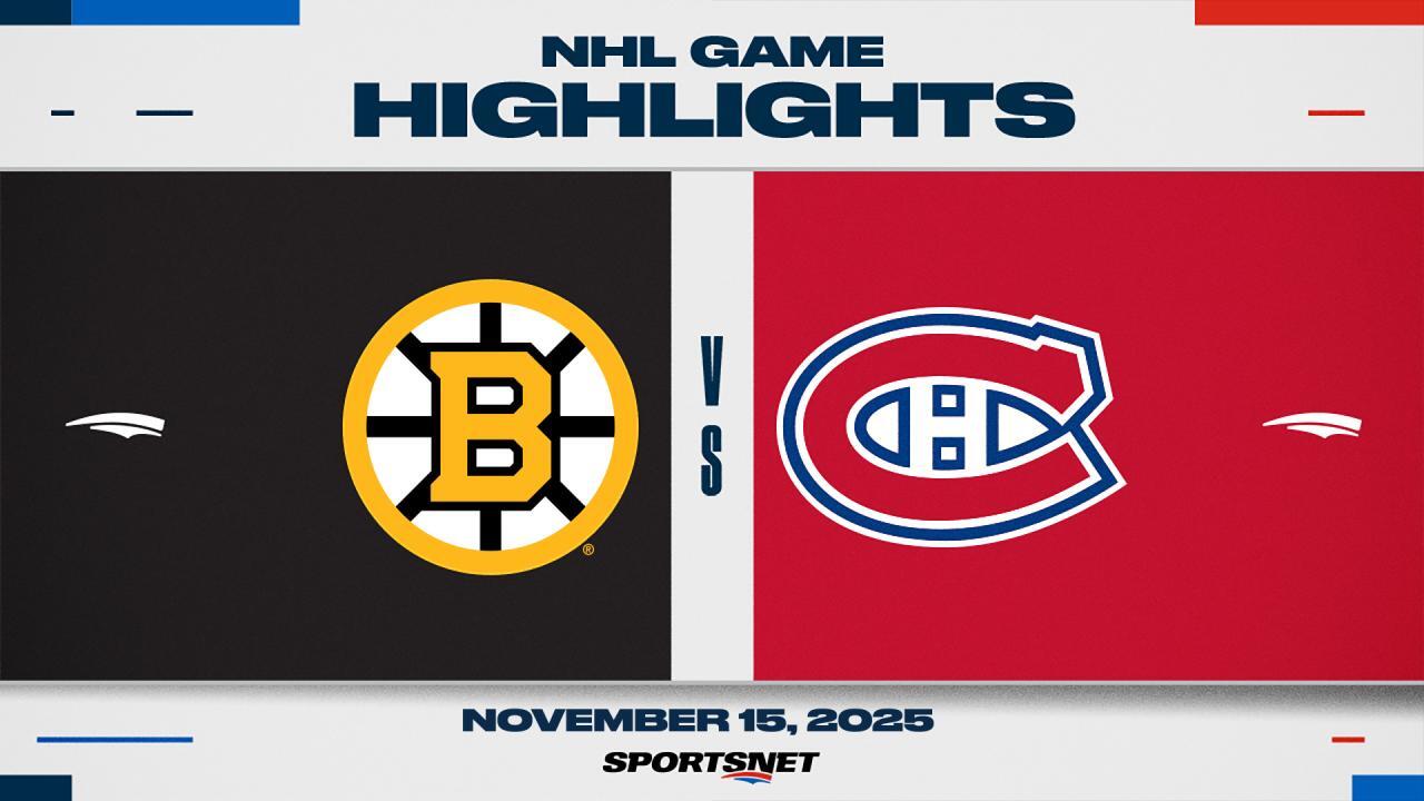 NHL Highlights: Bruins 3, Canadiens 2