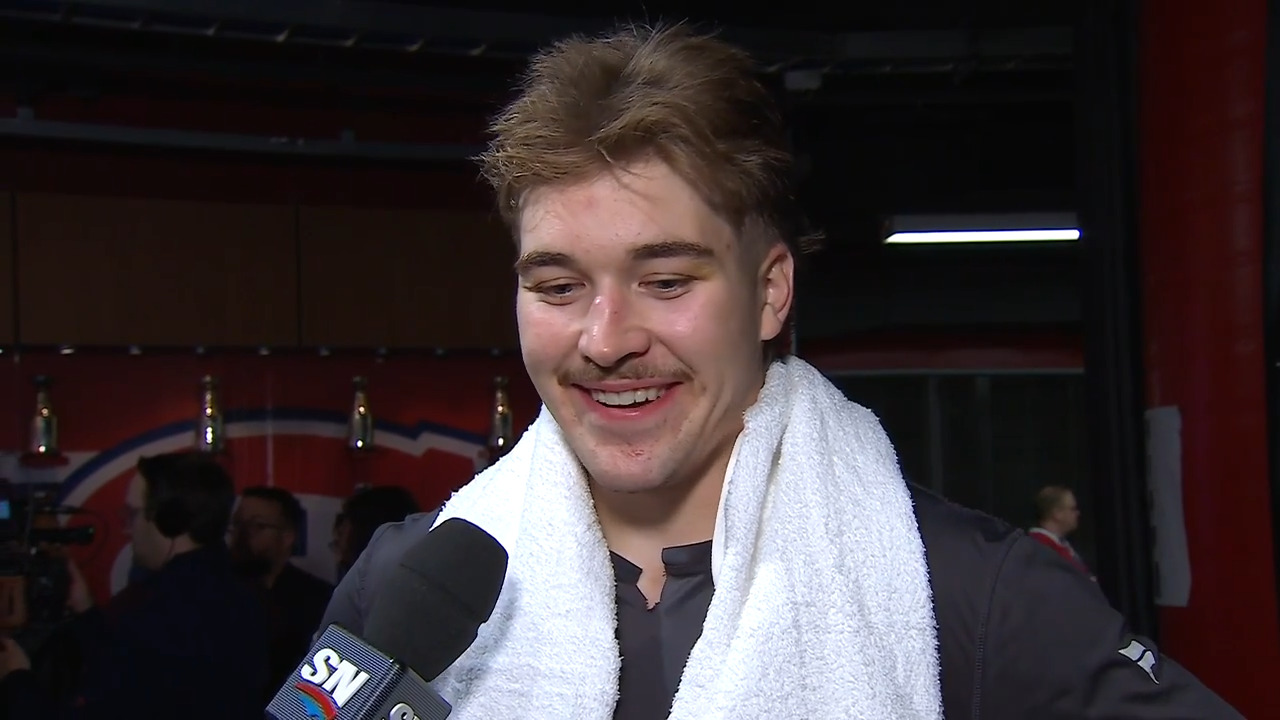 Canadiens’ Florian Xhekaj recaps ‘truly special’ NHL debut