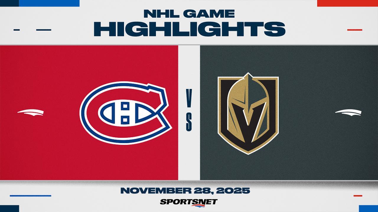 NHL Highlights: Canadiens 4, Golden Knights 1