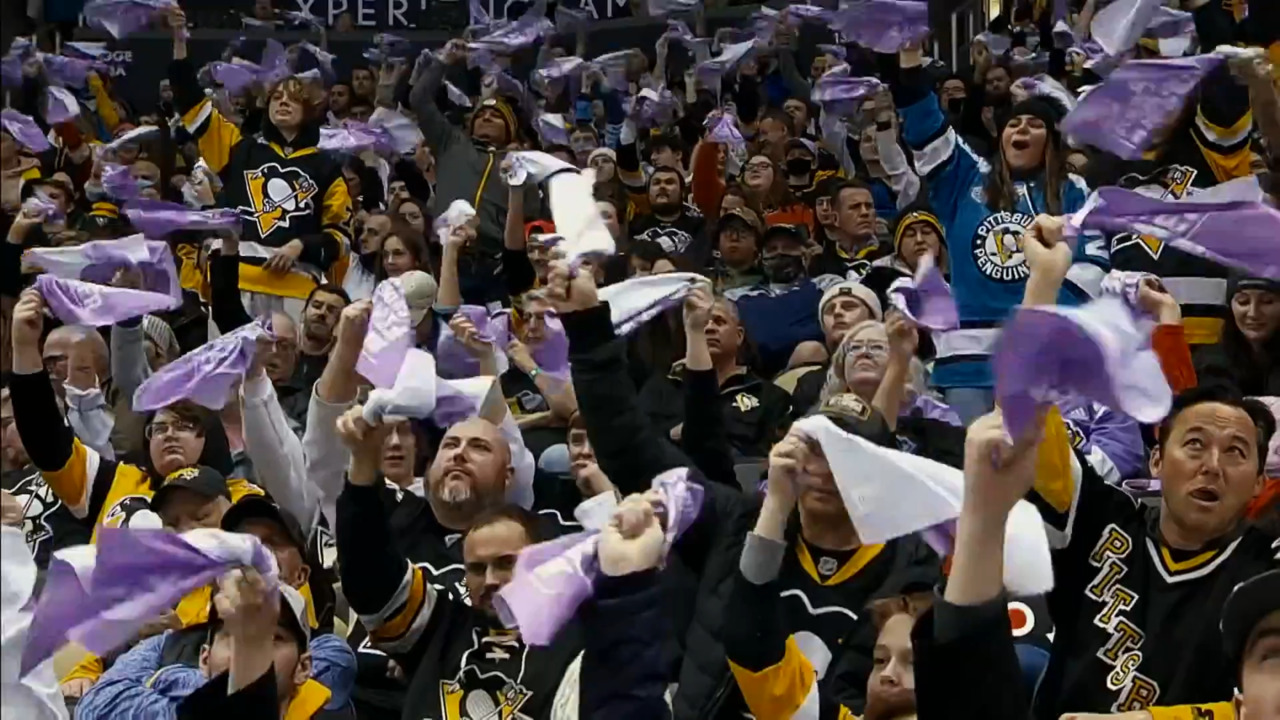 On Hockey Fights Cancer night, stars and fans fight for something bigger