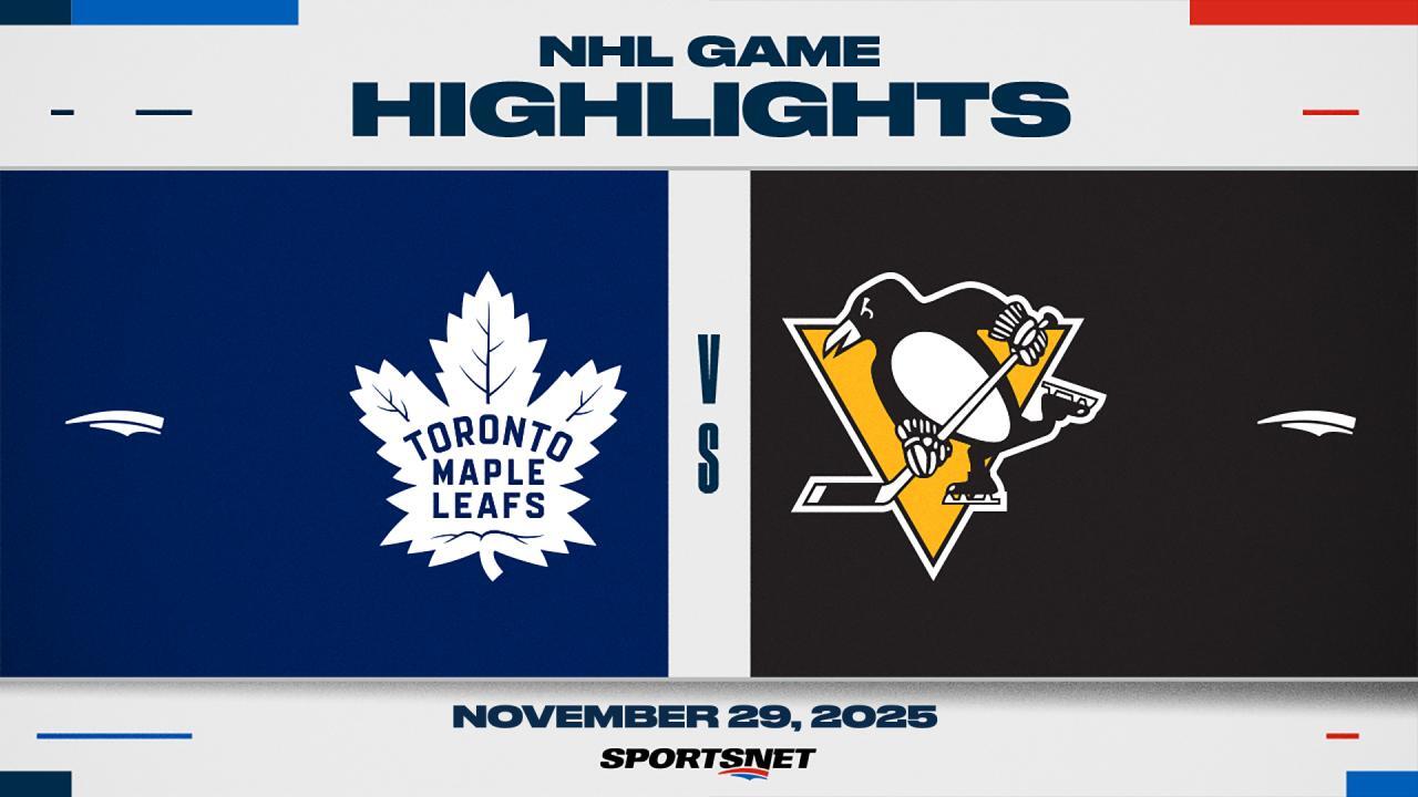 NHL Highlights: Maple Leafs 7, Penguins 2