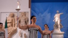 Olympic flame begins its journey to the Milan Cortina Winter Olympics