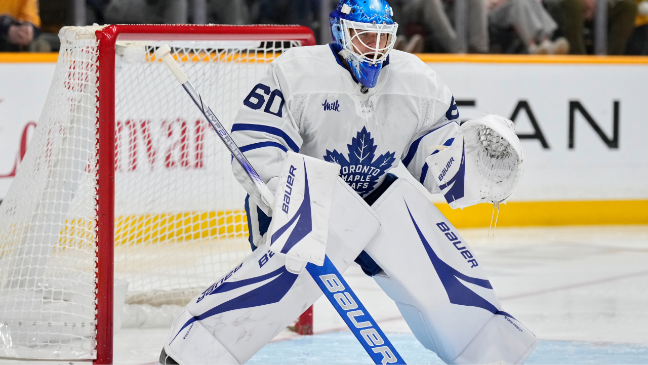 Maple Leafs’ Woll leaves game with lower-body injury vs. Hurricanes