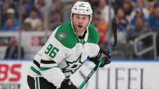 Stars’ Rantanen gets game misconduct for boarding Flames’ Coronato