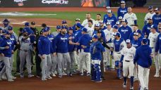 Benches clear after Dodgers’ Wrobleski hits Blue Jays’ Gimenez with pitch