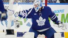Maple Leafs’ Hildeby swaps in for struggling Stolarz vs. Bruins