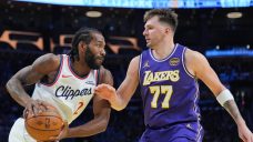 Lakers’ Doncic calls NBA Cup court ‘dangerous’