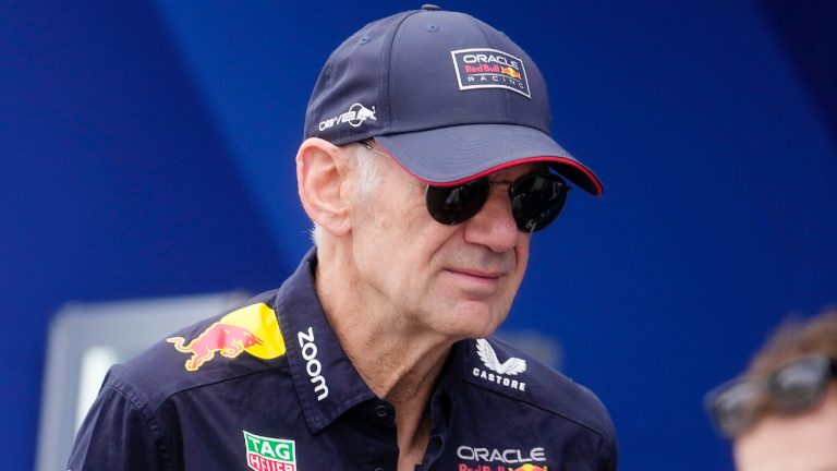 Former Red Bull technical director Adrian Newey at the Monaco racetrack, in Monaco, Saturday, May 25, 2024. (Luca Bruno/AP)