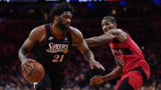 Raptors’ win streak snapped by 76ers thanks to Embiid, Maxey