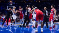 Magic’s Suggs ejected after heated altercation with 76ers’ Drummond