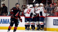 Chychrun scores 100th goal, Ovechkin gets empty-netter as Caps beat Canes