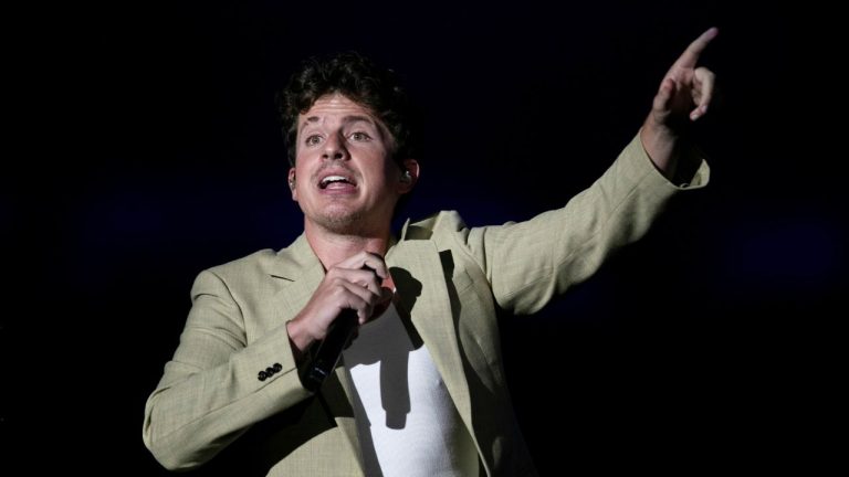 American singer Charlie Puth performs at the Rock in Rio music festival in Rio de Janeiro, Thursday, Sept. 19, 2024. (Bruna Prado/AP)