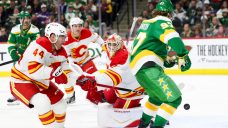 Flames shut out for second straight game in loss to Wild