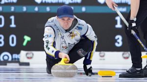 Bruce Mouat at the GSOC Canadian Open. (Anil Mungal/ TCG)