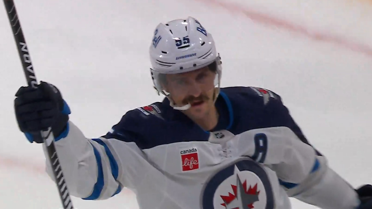 Jets’ Connor shows off speed to find Scheifele for 14th goal of season