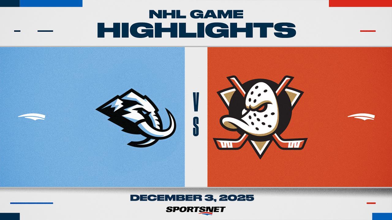 NHL Highlights: Mammoth 7, Ducks 0