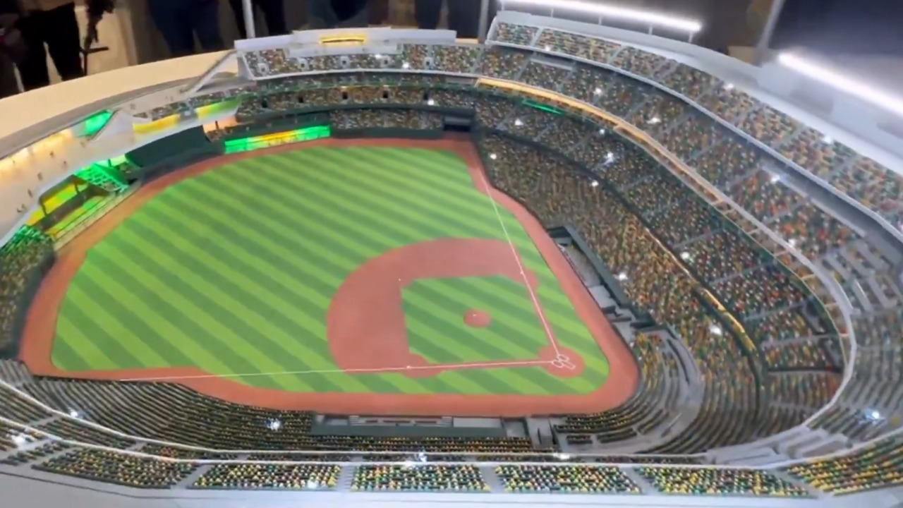 Athletics unveil 3D model of new $2 billion stadium in Las Vegas