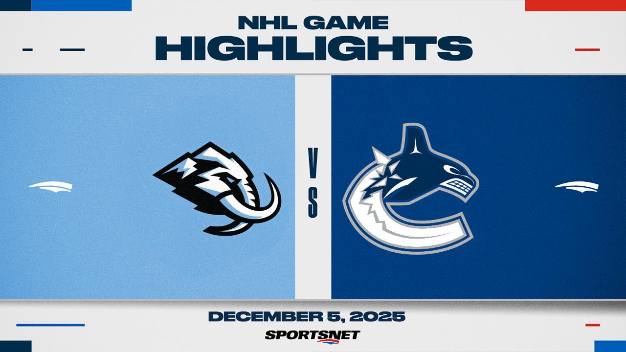 NHL Highlights: Mammoth 4, Canucks 1