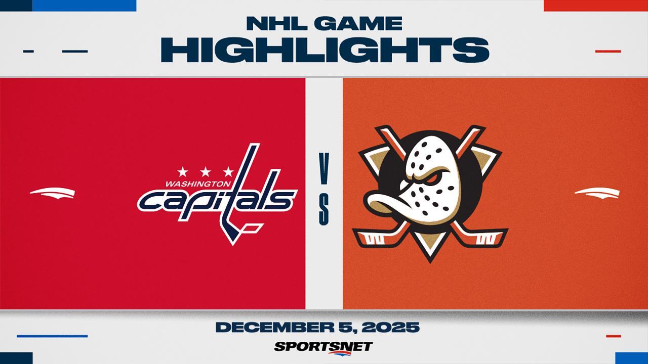 NHL Highlights: Ducks 4, Capitals 3 (SO)