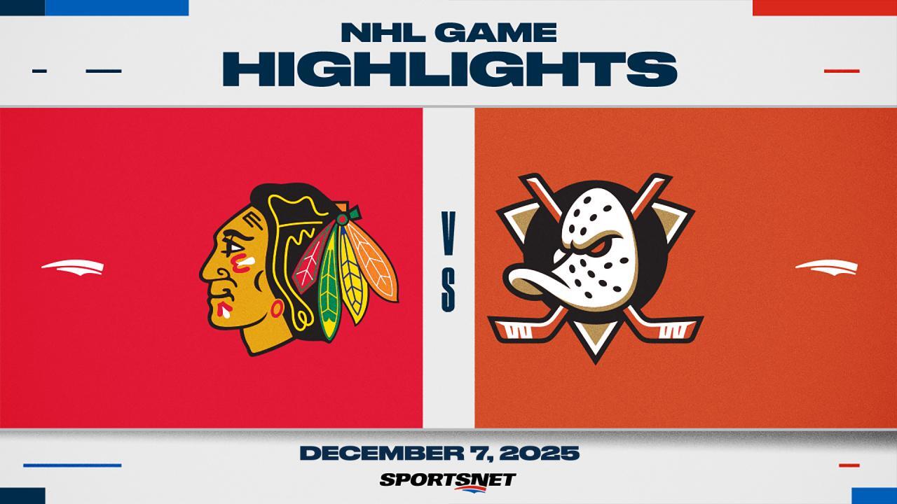 NHL Highlights: Ducks 7, Blackhawks 1