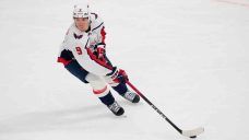 Capitals’ Ryan Leonard ‘going to be out’ after hit from Ducks’ Trouba