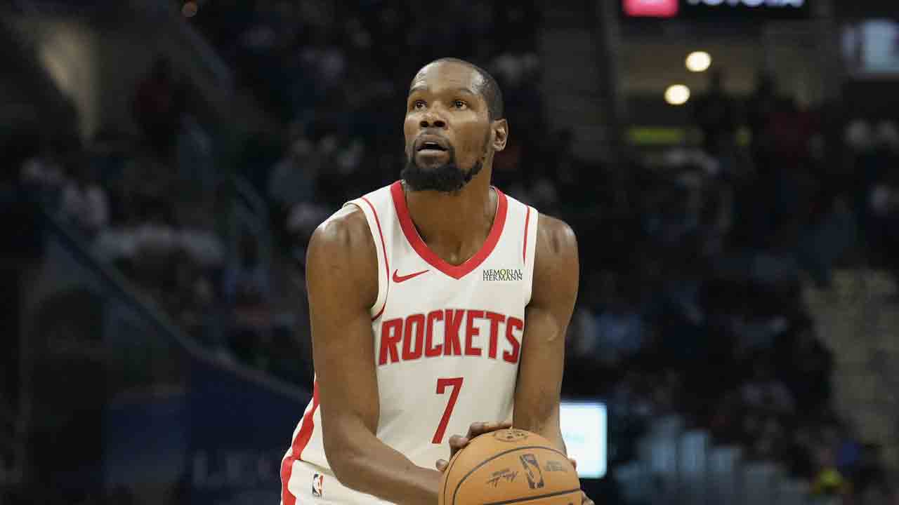 Rockets’ Kevin Durant becomes eighth player in NBA history to reach 31K points