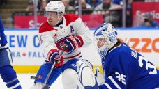 Steady Hildeby helps Maple Leafs salvage point from messy Montreal rematch