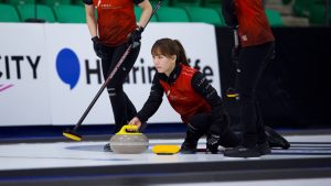 Ikue Kitazawa of Japan at the GSOC Hearing Life Canadian Open. (Anil Mungal/GSOC)