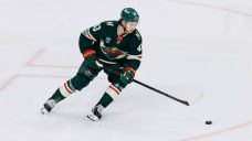 Quinn Hughes pots first goal with Wild in team debut