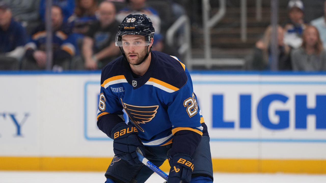 Blues place Nathan Walker on IR with upper-body injury, out at least eight weeks