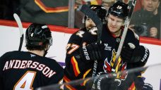 Huberdeau ends scoring drought, Flames beat Wild