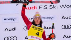 Scheib of Austria wins giant slalom, Shiffrin ties for fourth at World Cup