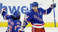 J.T. Miller injured as Rangers rally to beat Flyers in shootout