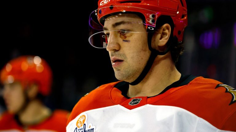 Anaheim Ducks right wing Frank Vatrano during the second period of an NHL hockey game against the New York Rangers, Monday, Dec 15, 2025, in New York. (Noah K. Murray/AP)