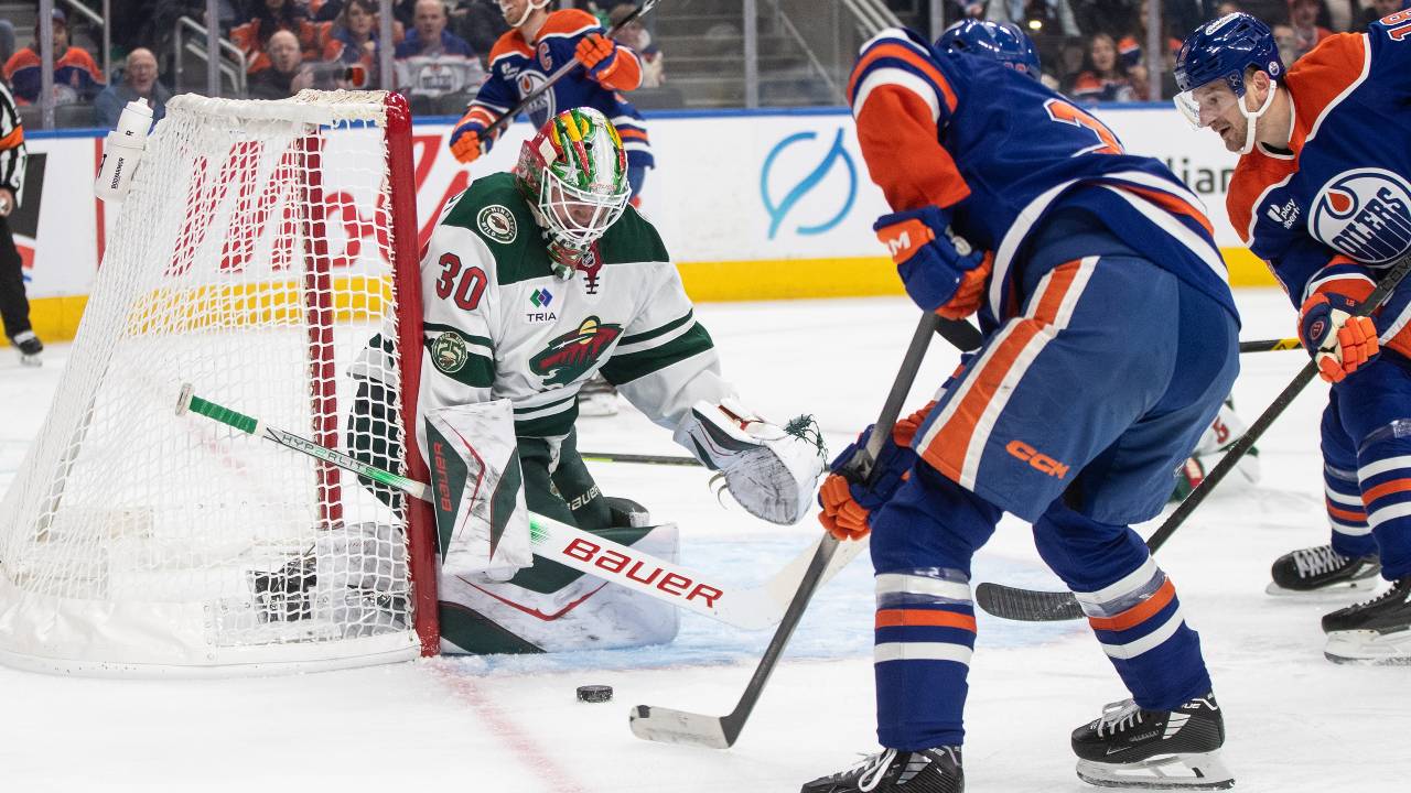 Wallstedt makes NHL history as Wild blank Oilers