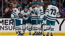 Macklin Celebrini hits milestone as Sharks edge Ducks