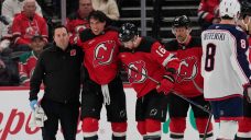 Devils’ Brenden Dillon injured in 1,000th game